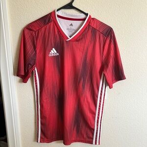 Adidas Boy’s  Red Performance Shirt